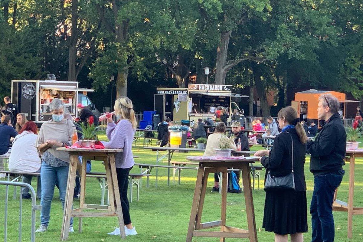 Open-Air Festival Markt Foodtruck Rahmenprogramm Bühne