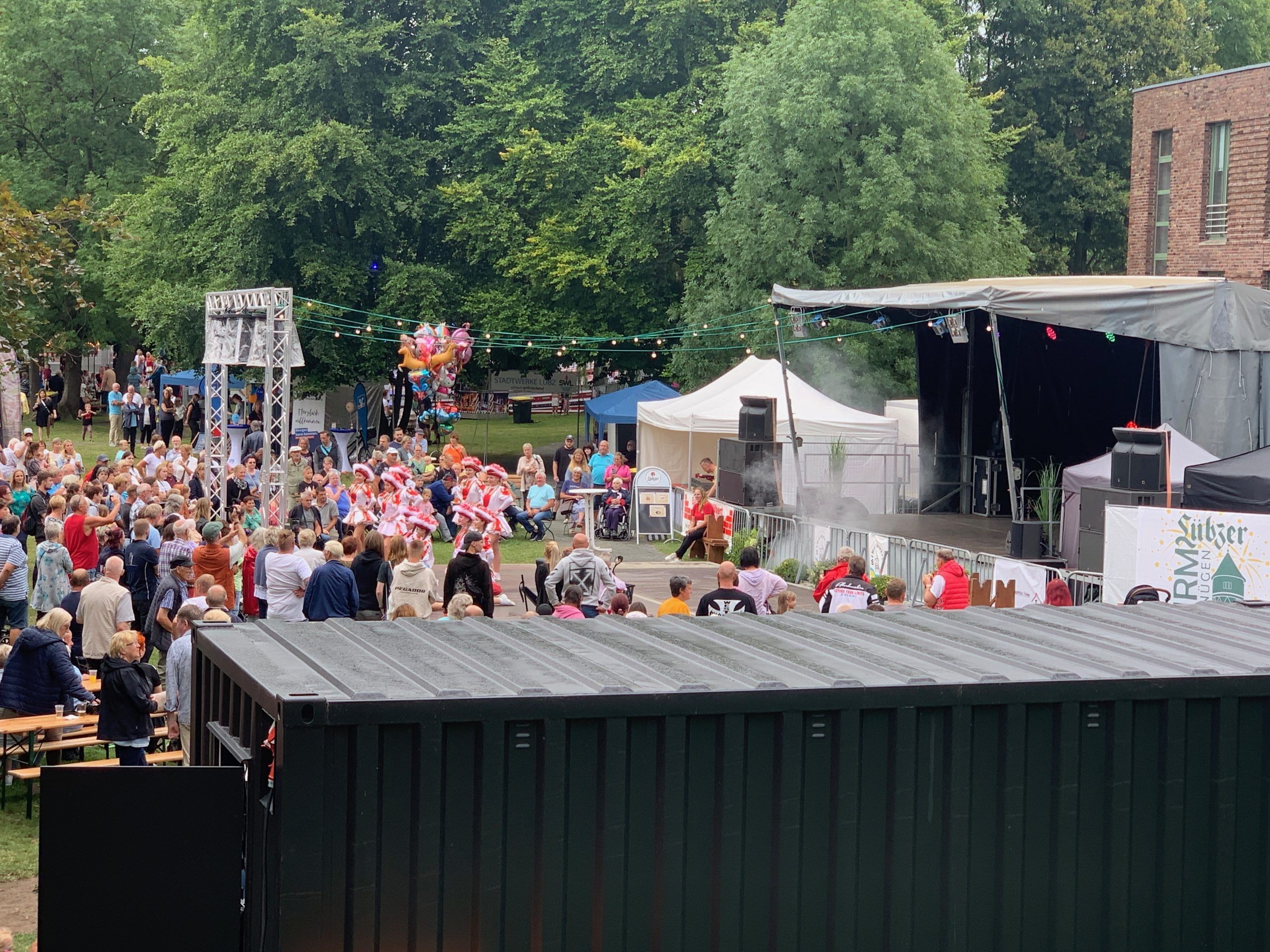 Turmvergnügen Lübz Outdoor Fest Bühne Rahmenprogramm
