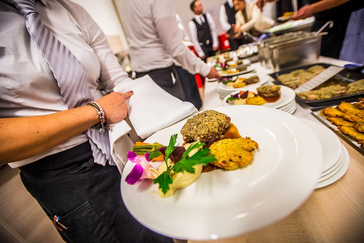 Cateringservice Kellner Gastronomie Buffet Gerichte