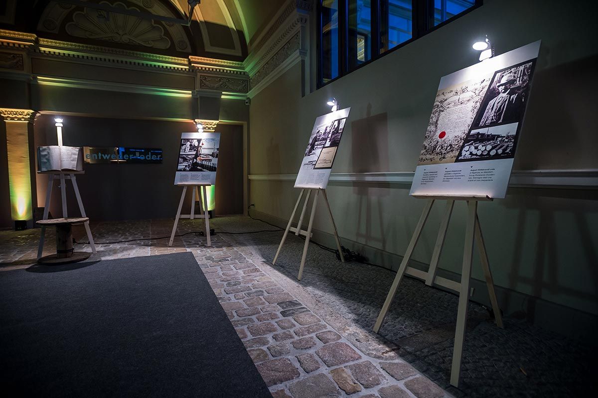 Indoor Galerie Foto Information Ausstellung