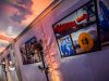 Eventzelt dekoriert innen Indoor Foto Ausstellung Feier Lichttechnik